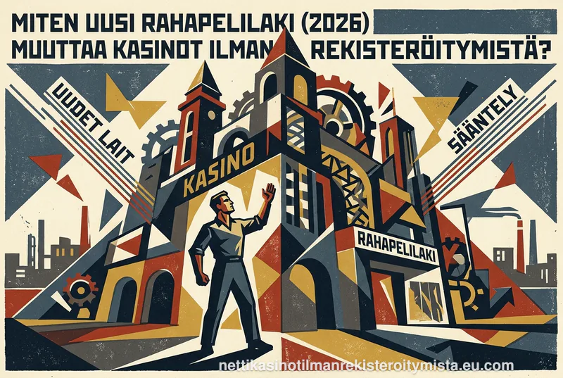 Miten uusi rahapelilaki (2026) muuttaa kasinot ilman rekisteröitymistä?